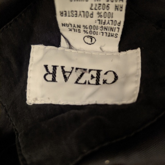 Oversized 80s Vintage Puffy Jacket - Silk! - Picture 5 of 6